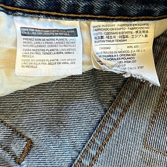 Levi Strauss 550 Mens Blue Jeans Size 36 x 30 5 pocket Classic Medium Wash Pants - Picture 9 of 13